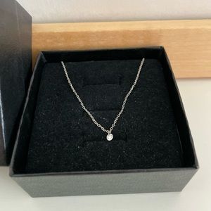 Catbird Diamond Pinprick Necklace White Gold
